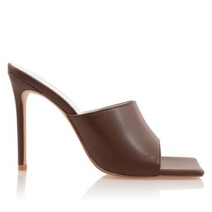 House of CB/Mistress Rocks Chocolate Brown Mules